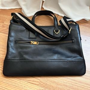 Bally Black Leather Crossbody